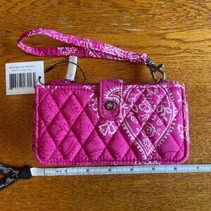 Vera Bradley Smartphone Wristlet in Stamped Paisley